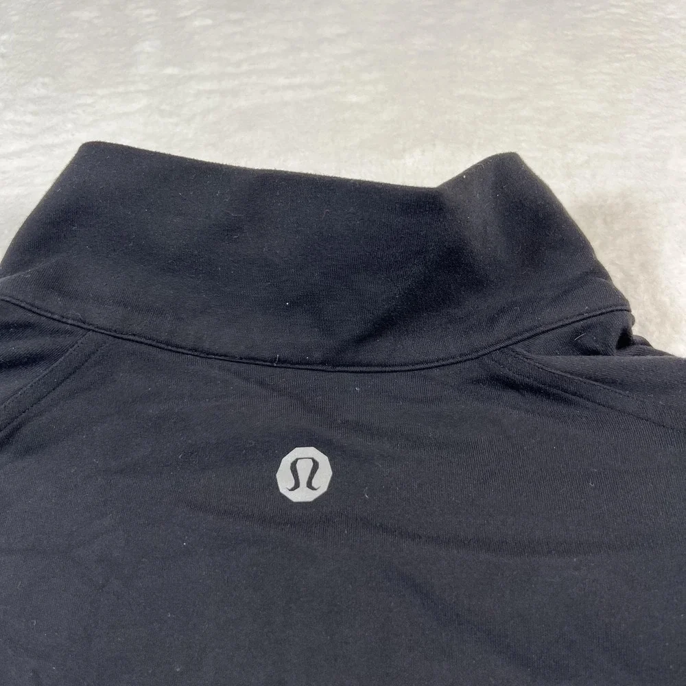 Lululemon Kung Fu Track Jacket Mens‎ Large Black Gray Full Zip Athletic